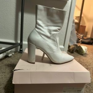 Chinese laundry white boots